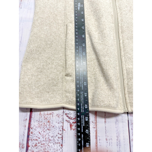 SwissTech Jacket Women's Size L Long Sleeve Sherpa Lined Fleece Full Zip Oatmeal - Picture 7 of 8